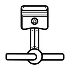 Piston icon vector