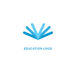Abstract education logo icon vector design. College, school, university vector logo