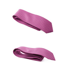 Folded tie isolated