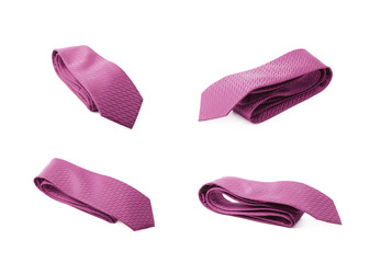 Folded tie isolated