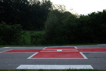 Landeplatz Krankenhaus Hubschrauberlandeplatz