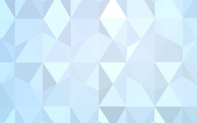 Light Blue, Yellow vector gradient triangles pattern.