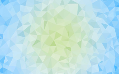 Light BLUE vector low poly cover.