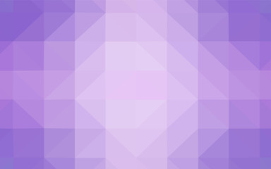 Light Purple vector gradient triangles template.