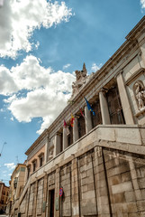 Fototapeta na wymiar Vista edificio universidad de toledo, palacio cardenal lorenzana