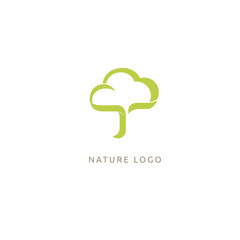 Abstract tree logo icon vector design. Landscape design, garden, Plant, nature and ecology vector logo