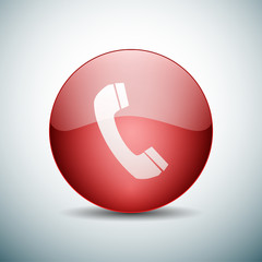 Call Contact button Illustration