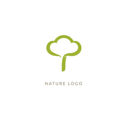Abstract tree logo icon vector design. Landscape design, garden, Plant, nature and ecology vector logo