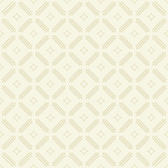 Geometric dotted golden pattern. Seamless abstract modern texture for wallpapers and backgrounds