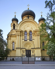 Fototapeta na wymiar Cathedral of St. Mary Magdalene in Warsaw. Poland