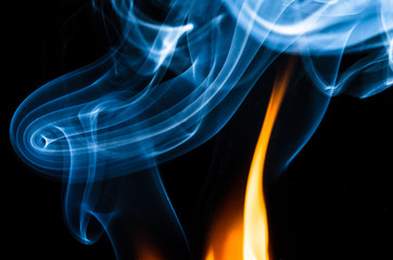 Obraz premium Where There is Fire There is Smoke