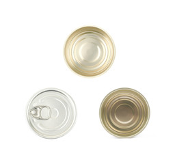Metal tincan isolated