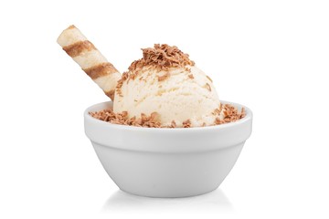 Ice Cream Scoop in a Bowl