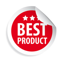 Best Product label sticker
