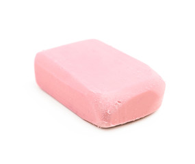 Rubber eraser isolated
