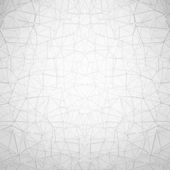 Abstract triangular black and white background with polygonal & triangular shapes.