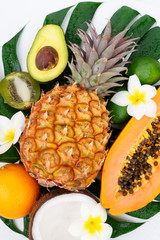 Summer diet, fresh fruits