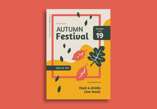 Autumn Festival Flyer Layout 