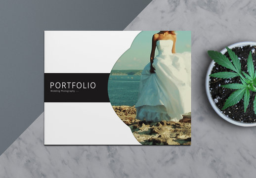 Photography Portfolio Layout with Embellished Photo Corners