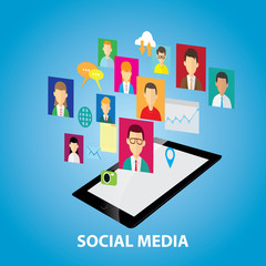 Social Media Concept