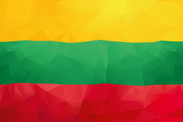 Lithuania Country Flag Vector Illustration