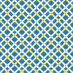 Seamless colored ornament in arabian style. Geometric abstract background. Pattern for wallpapers and backgrounds