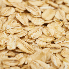 Surface coated with the oatmeal