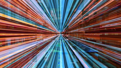 Futuristic technology digital light abstraction (Loop).