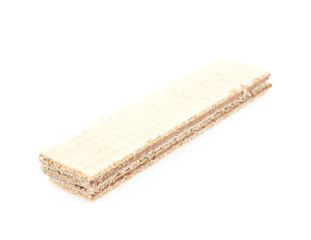 Chocolate wafer isolated