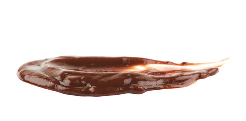 Splash of barbecue sauce isolated