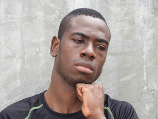 Thoughtful Athletic Person