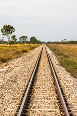 Fototapeta na wymiar Outback Australian railroad