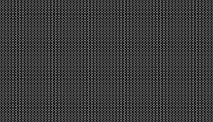 White honeycomb on a black background. Seamless texture. Isometric geometry. 3D illustration