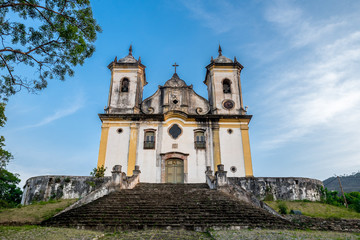 Fototapeta na wymiar Church of Saint Fransisco of Paula in Ouro Preto, Minas Gerais, Brazil