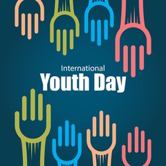 International Youth Day Vector Template Design Illustration