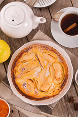 Tarte normande.