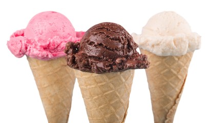 Ice Creams in the Cones