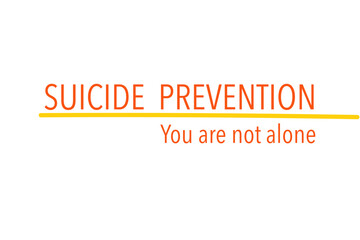 Suicide prevention vector art