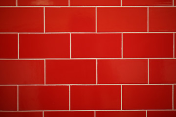 Red Subway Tile Graphic Resource - Background / Texture