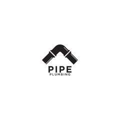 Pipe plumbing graphic design template