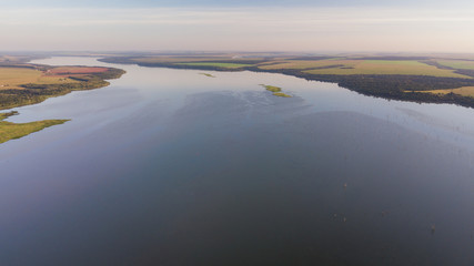 Fototapeta premium Lago de Itaipu_Brasil-Paraguay