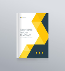 cover design template background for brochure, flyer, magazine ,annual report, and presentation . vector for editable.
