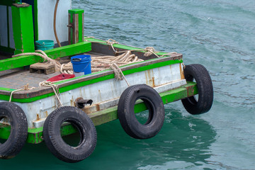 Fototapeta premium Fishing boat in the sea Thailand.