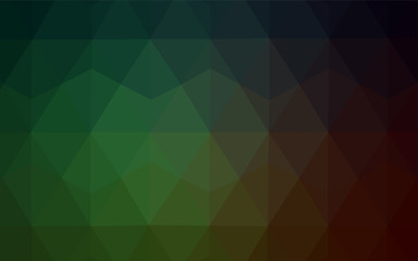 Light BLUE vector gradient triangles pattern.