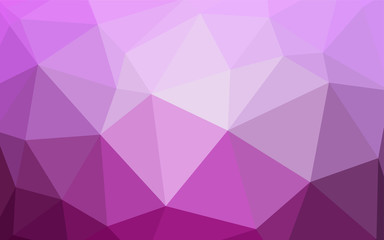 Light Pink vector triangle mosaic cover.