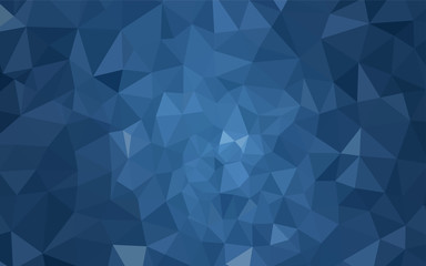 Light BLUE vector triangle mosaic texture.