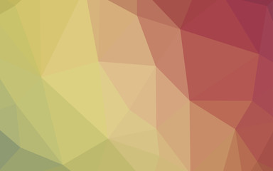 Light Green, Red vector abstract mosaic backdrop.