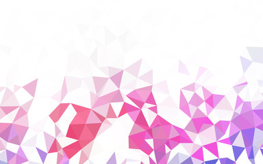 Obraz premium Light Blue, Green vector polygonal pattern.