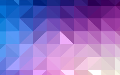 Fototapeta premium Light Pink, Yellow vector gradient triangles pattern.