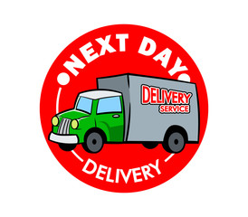 Next Delivery Service Truck